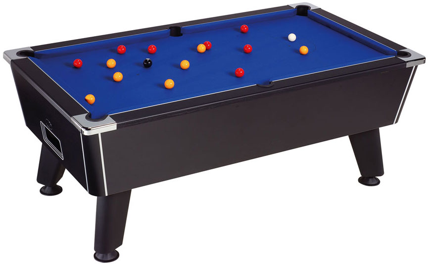 Omega  Black Pool Table